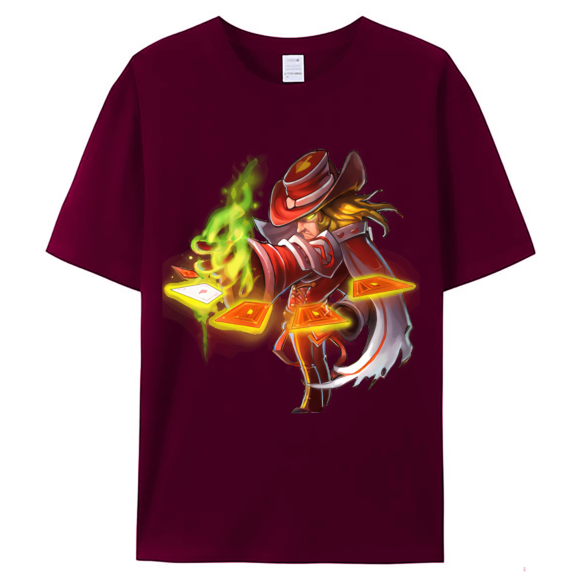 （画像用） リーグ・オブ・レジェンド League of Legends LOL レディースカジュアルプリントTシャツ（綿100％）